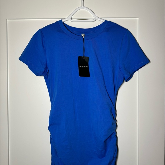 NWT Blue T-Shirt Dress - Picture 1 of 3
